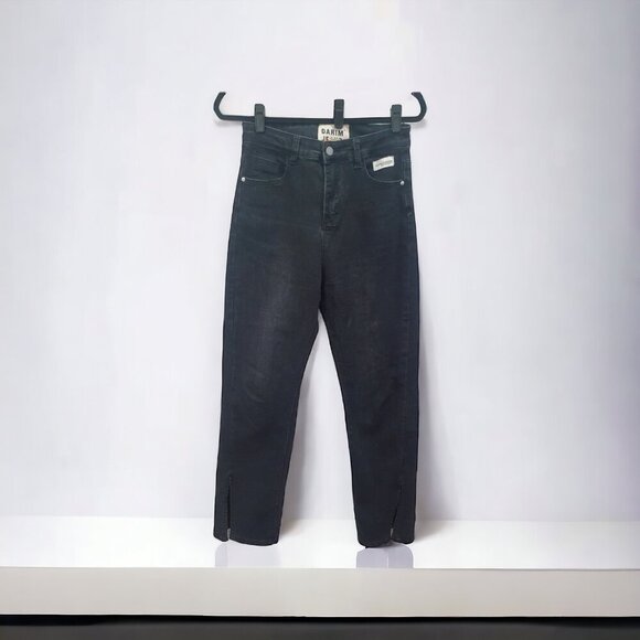 Darimi Jeans Womens Size L  jeans have a straight-leg cut with stylish slits - Picture 11 of 12